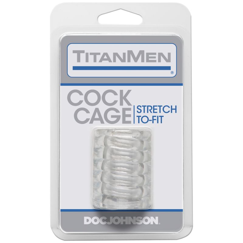 Titanmen Cock Cage Black - Black