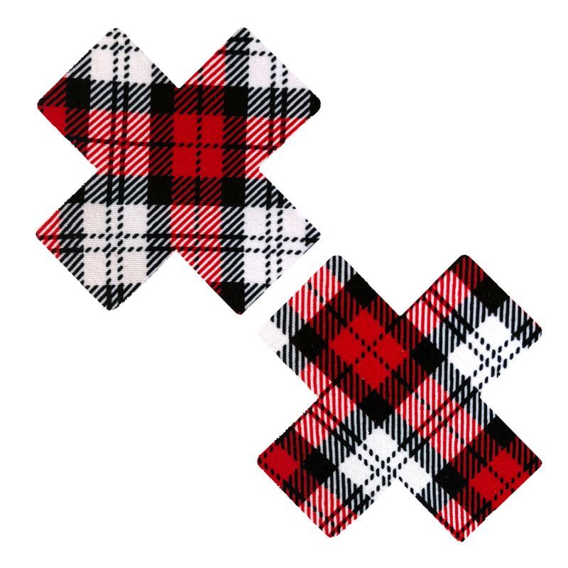 Neva Nude 2X School Girl Plaid Factor Pasties