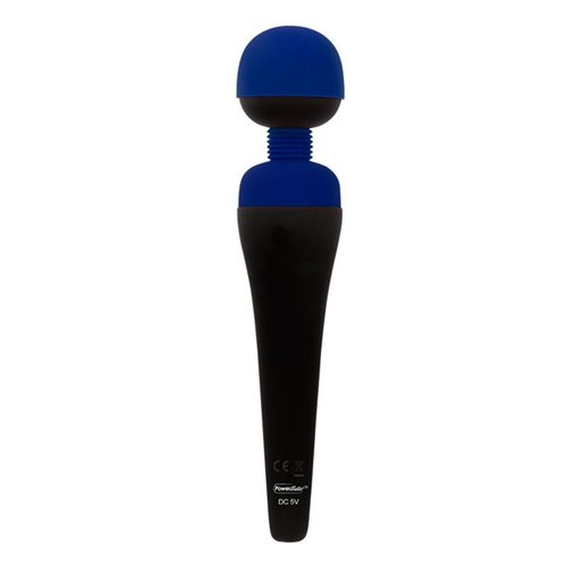 Palm Power Massage Wand Rechargeable Waterproof Blue
