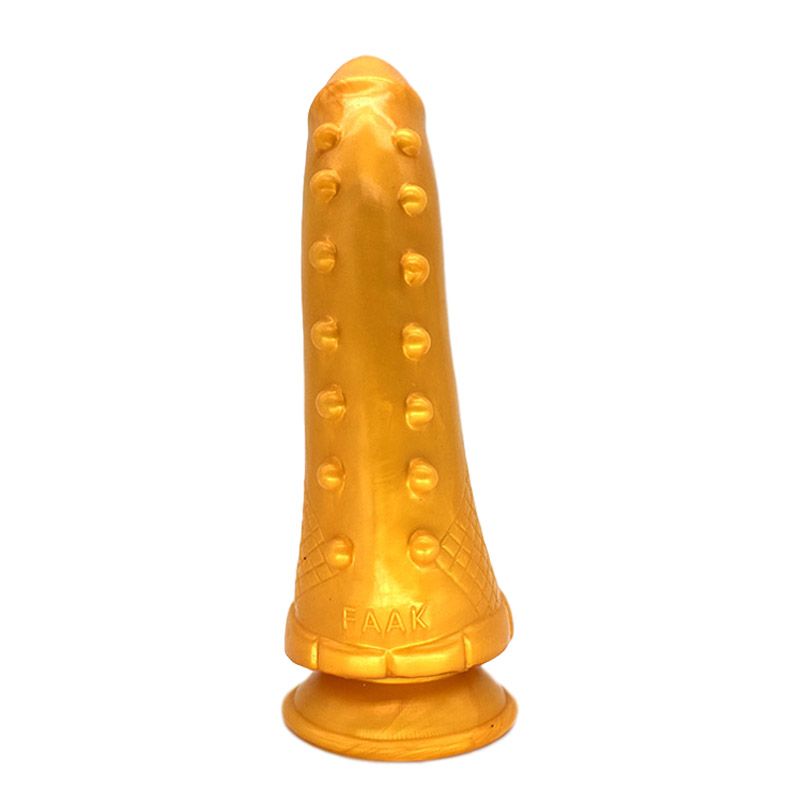 Creature Cocks Silicone Hunchback Dildo Gold