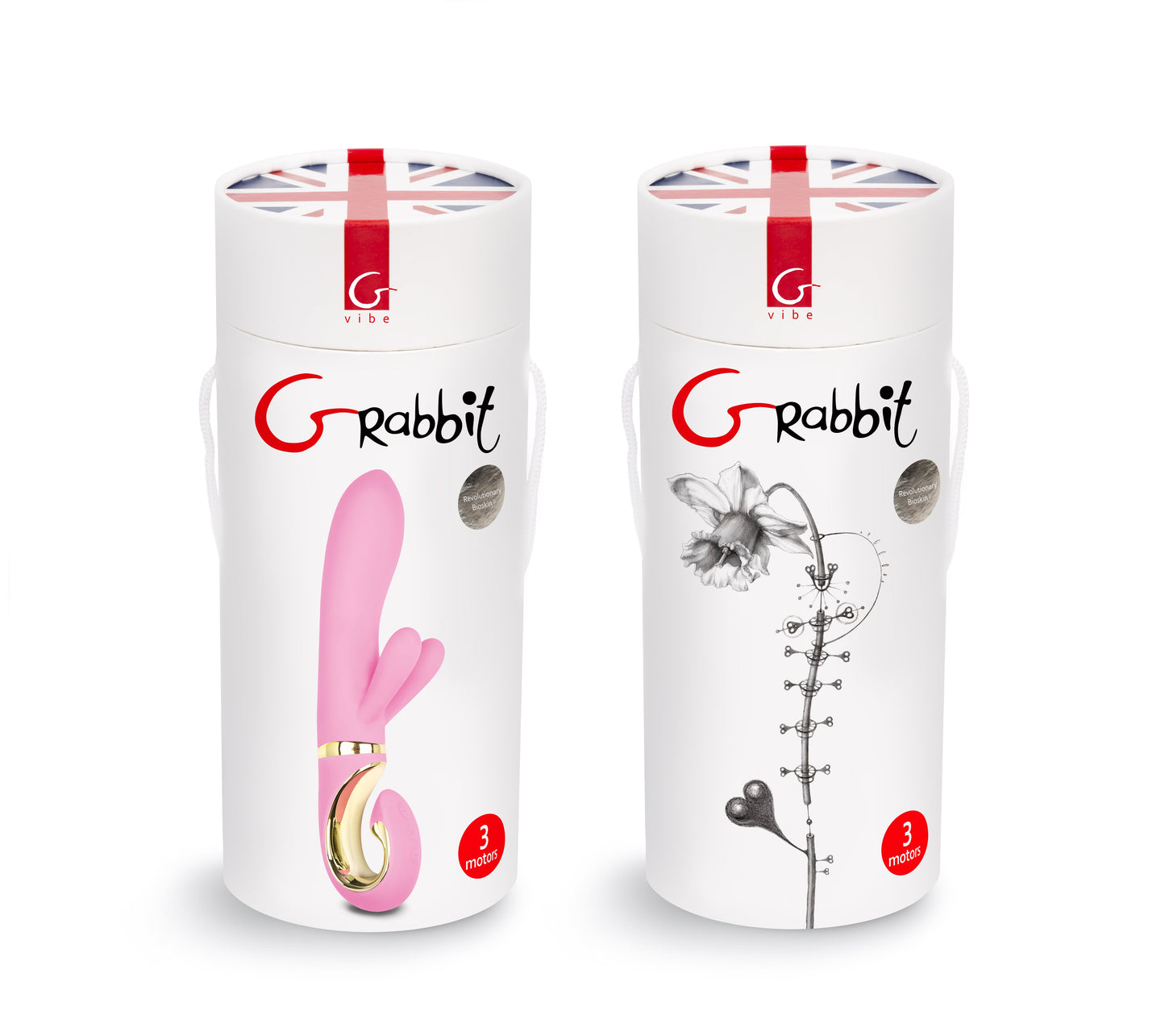 Gvibe Grabbit, Best Rabbit Vibrator for Clit and G-Spot, Pink