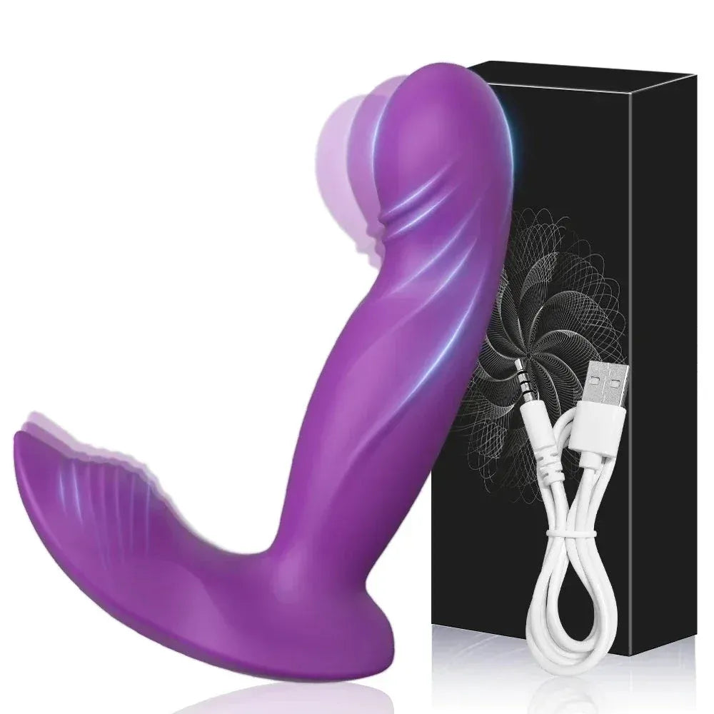 Wireless Wearable Vibrator for Women Stimulator G Spot Pleasure Toy - Red