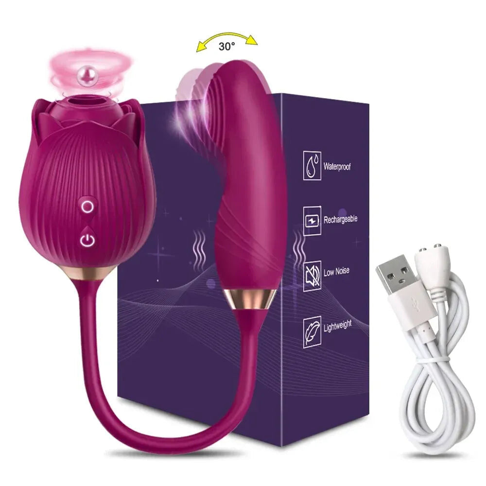 Clit Sucker Vibrator for Women G Spot Stimulation Nipple Play - Green