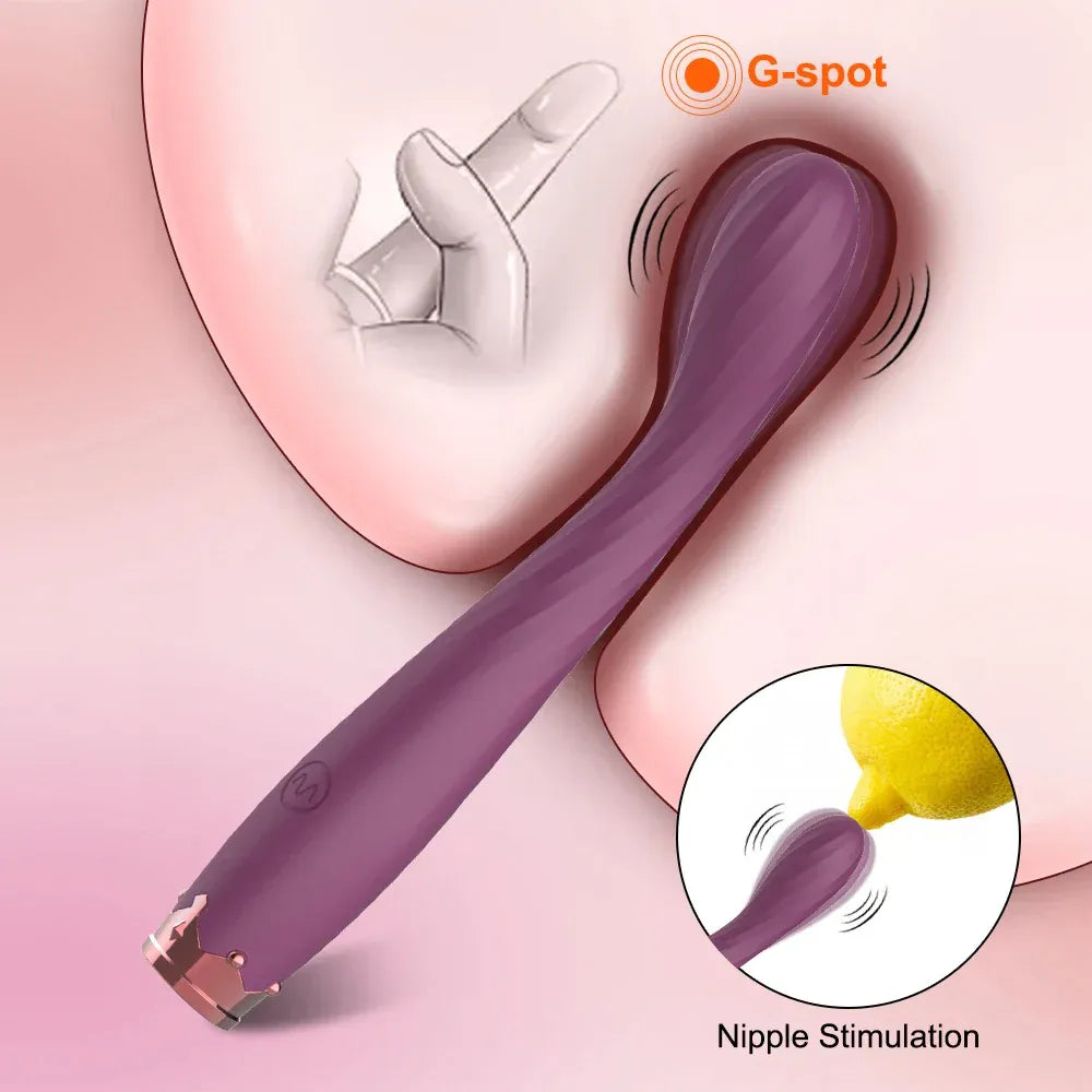 Vagina Vibrator for Women Clit Nipple Stimulator G Spot Pleasure Female Masturbator - Zd061 Black