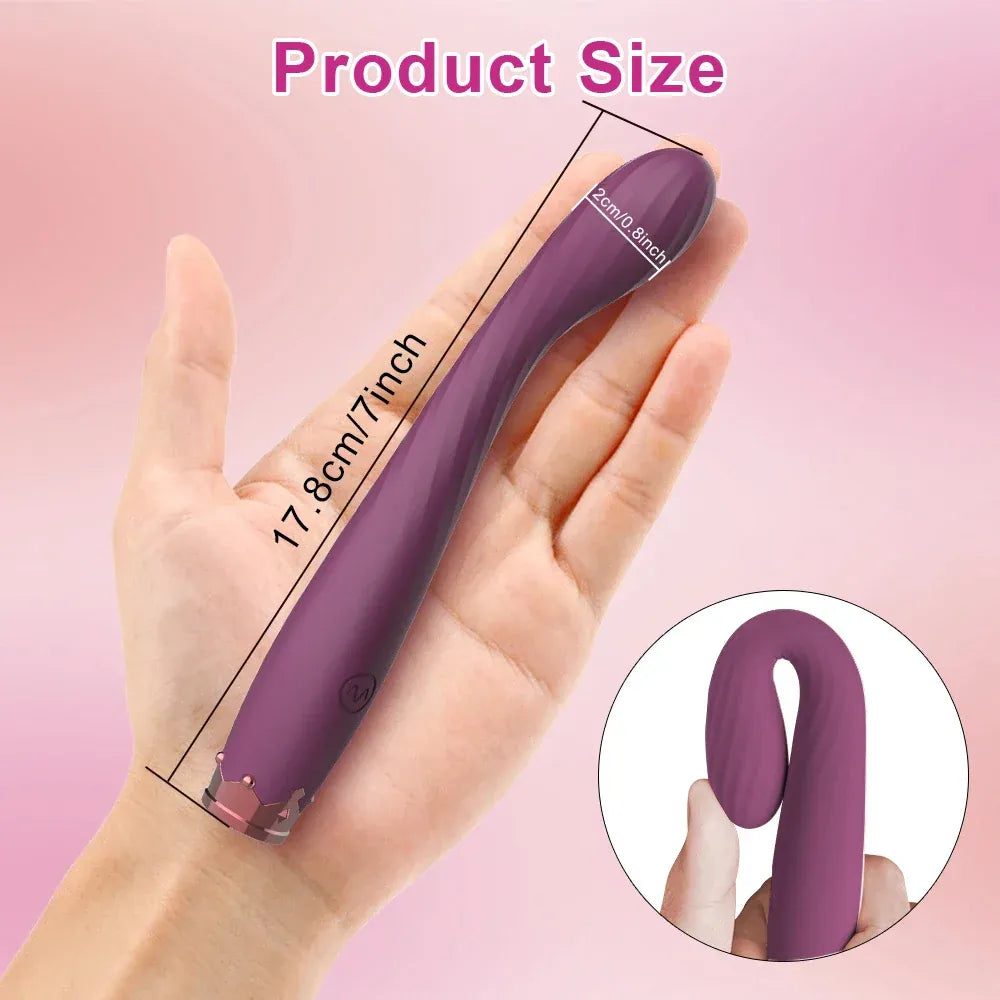 Vagina Vibrator for Women Clit Nipple Stimulator G Spot Pleasure Female Masturbator - Zd061 Black