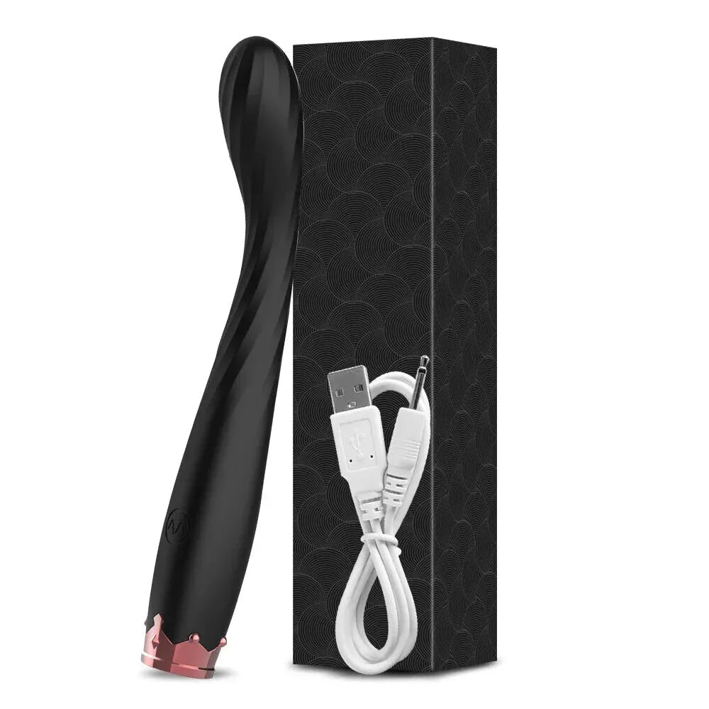 Vagina Vibrator for Women Clit Nipple Stimulator G Spot Pleasure Female Masturbator - Zd061 Black