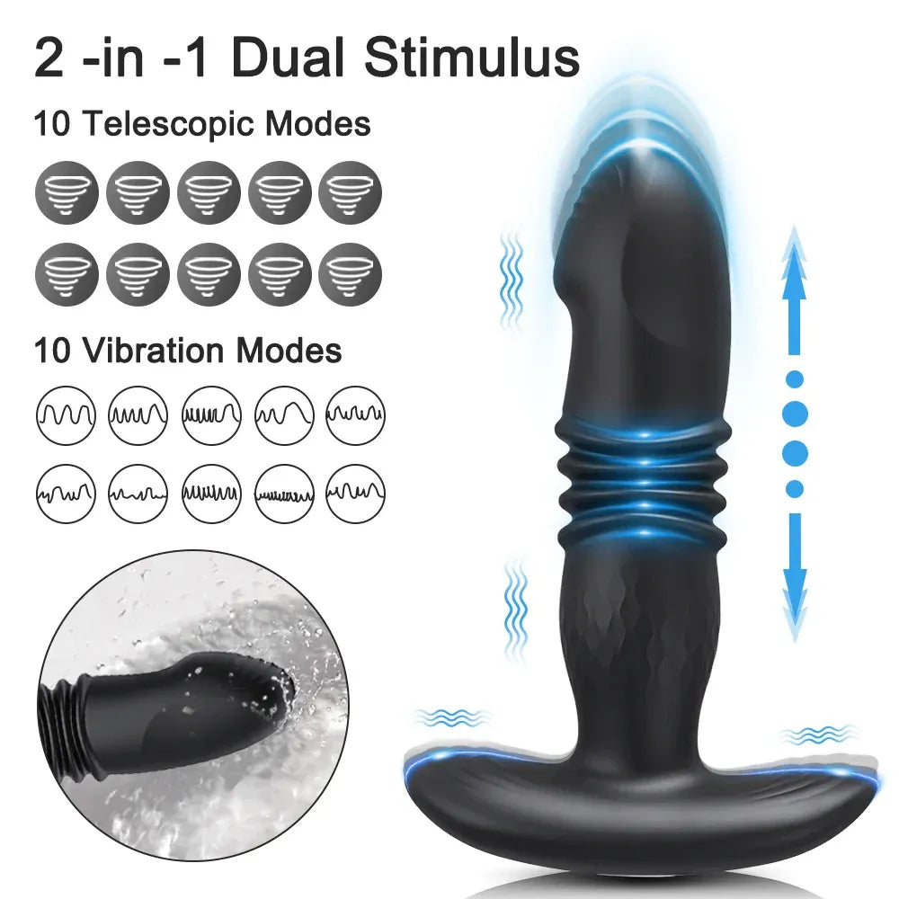 Wireless G Spot Vibrator for Women Remote Control Thrusting Panties Vagina Stimulator Female Masturbator - App Control