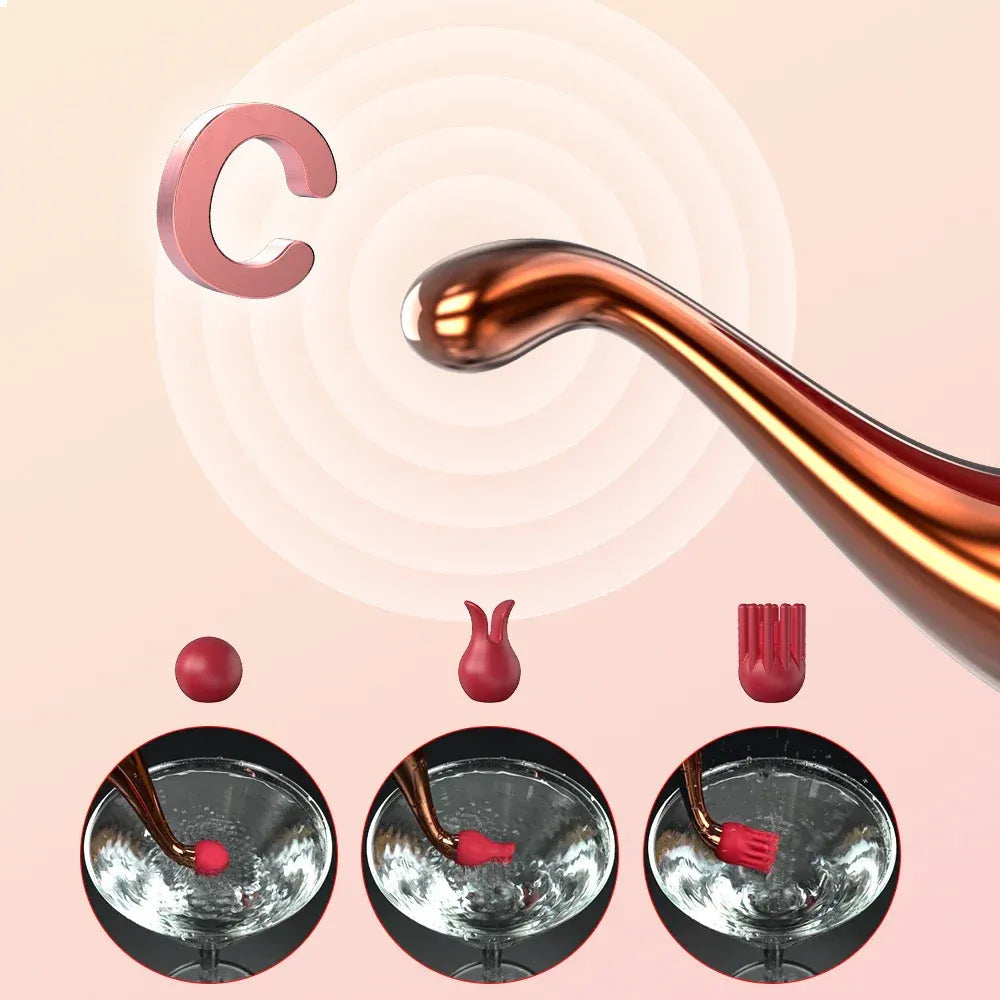 G Spot Vibrator for Women Bluetooth Remote Control Wearable Clit Stimulator - Red
