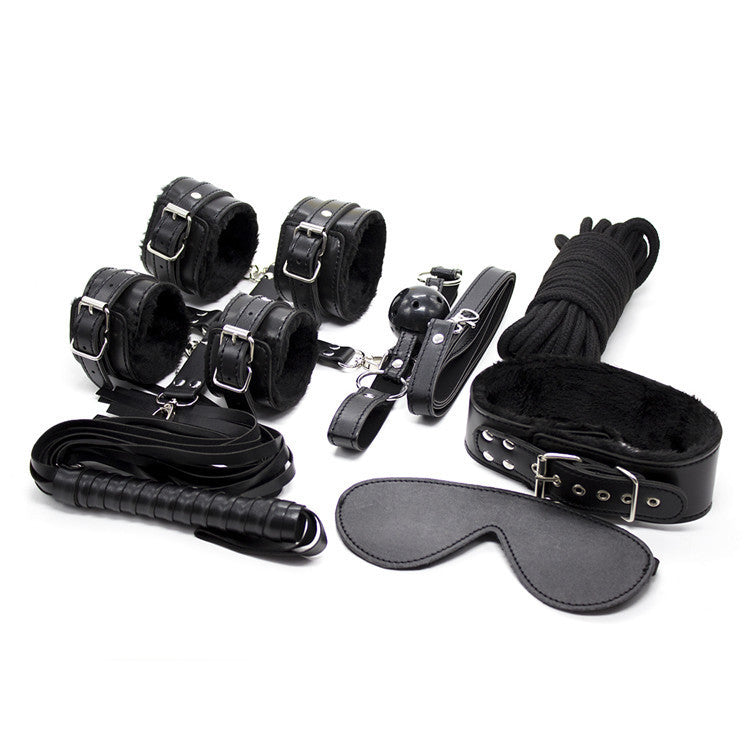 CheekyVibe Bondage Starter Kit for Couples - Black