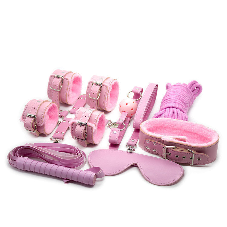 CheekyVibe Bondage Starter Kit for Couples - Pink