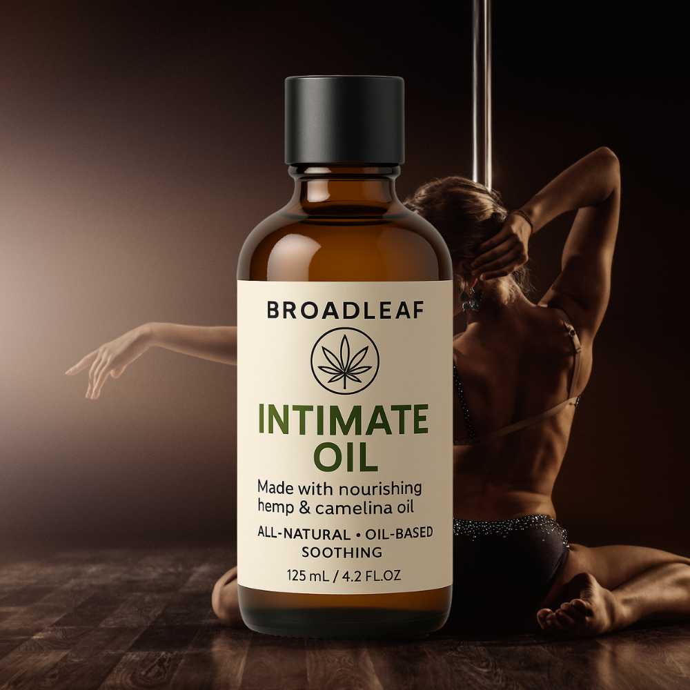 Broadleaf Hemp™ Intimate Oil – Hemp & Camelina + Rose Blend 50ml
