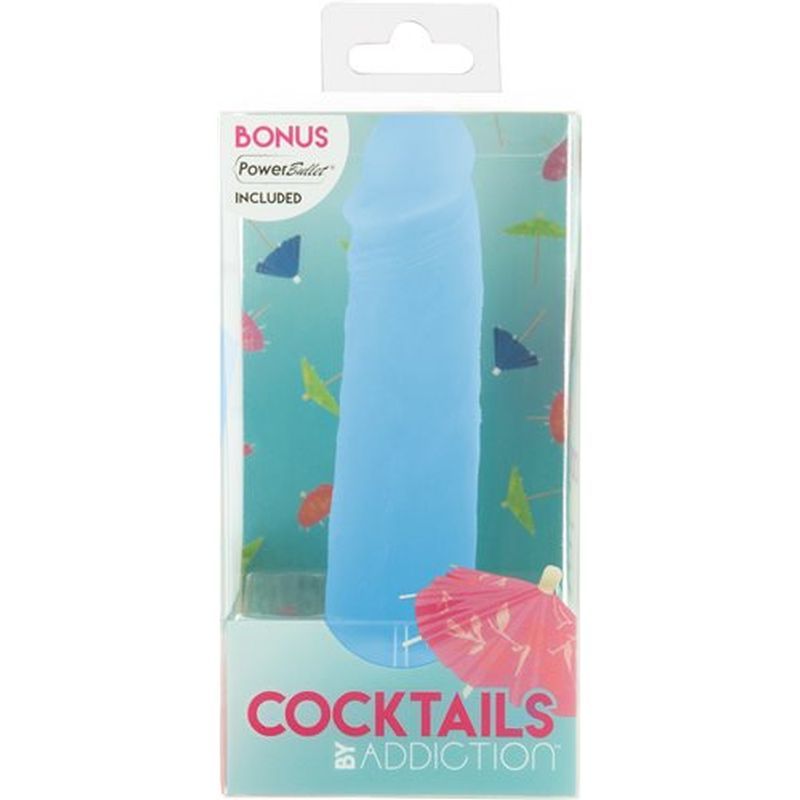 Addiction Cocktails Dildo Blue Lagoon 5.5In