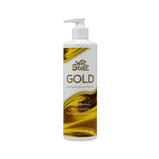 Wet Stuff Gold Water-Based Lubricant Sexual Wellness - 550G