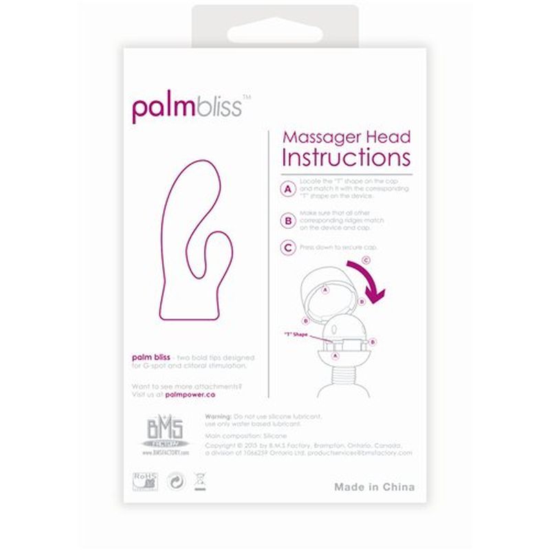Palm Power Palmbliss Head Attachment For Use With Pink