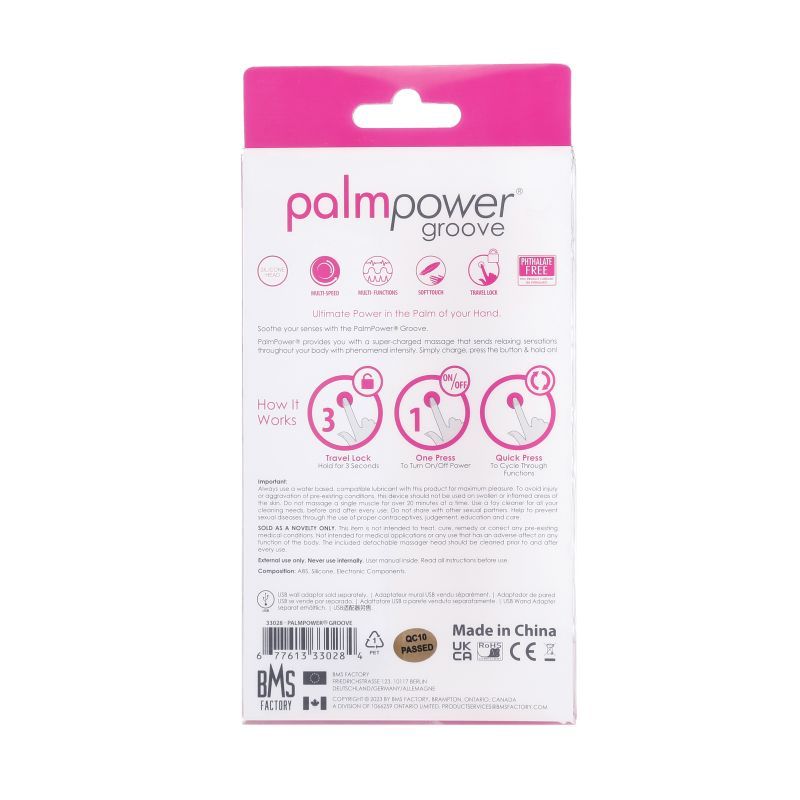 Palm Power Groove Mini Wand Fuchsia