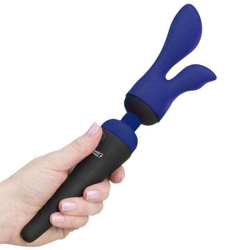 Palm Power Palmsensual Massager Heads Blue For Use With