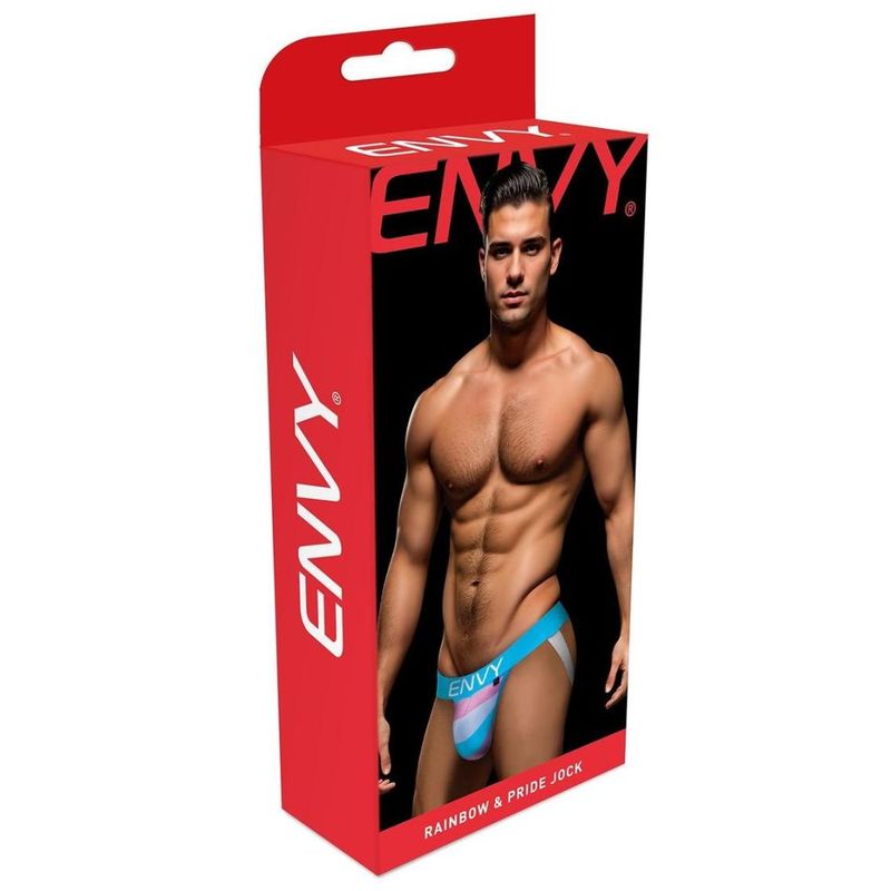 Envy Rainbow Pride Jock Blue