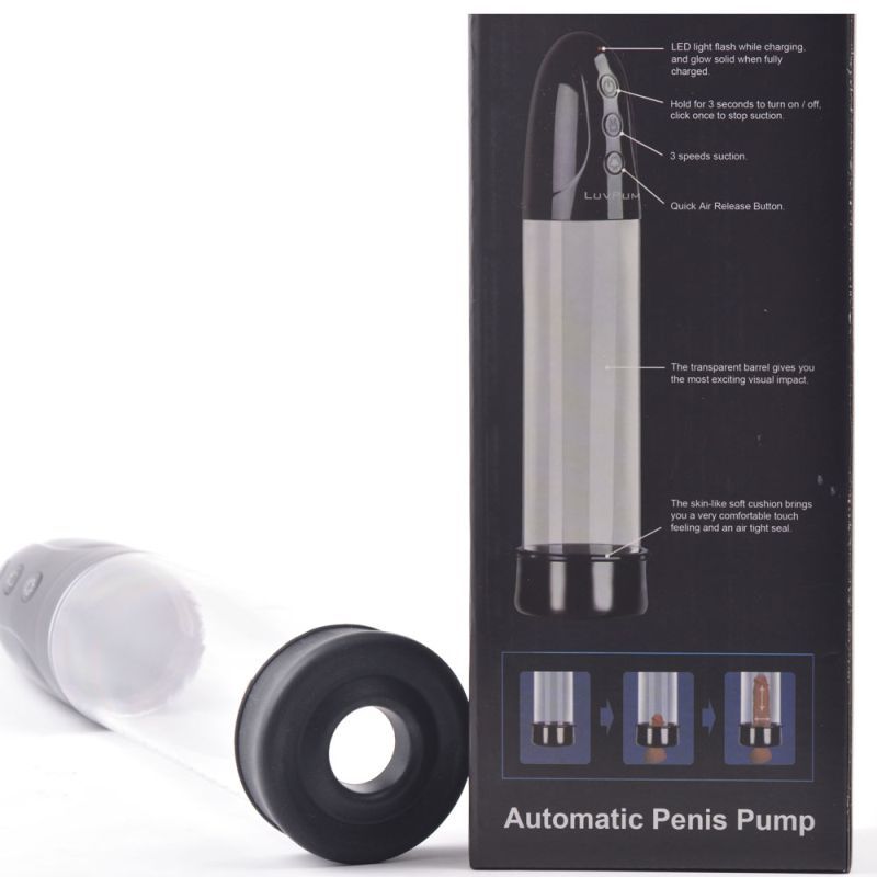 La Pump Premium Rechargeable Suction Penis Pump With Sleeve And Donut