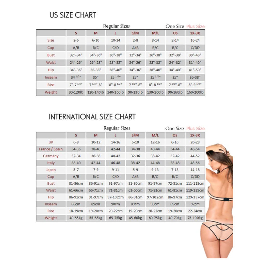 Rene Rofe Sexy Indulgence Rear Laceup Thong - Red - Small/Medium