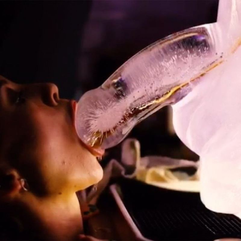 Creativec Play Wiv Me Huge Penis Ice Luge Mould