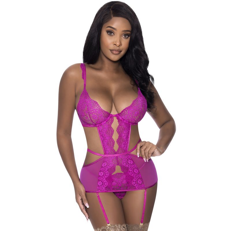Exposed Cutout Dress And G String Set