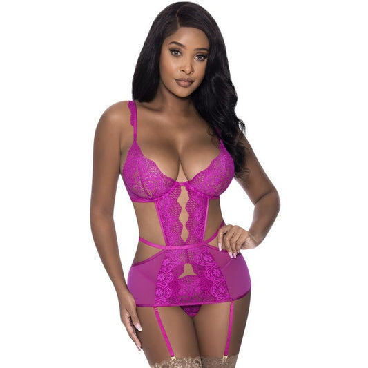 Exposed Cutout Dress And G String Set