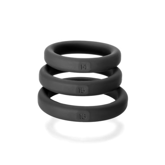 Perfectfit Xact-Fit Silicone Rings Medium 3 Kit - Medium