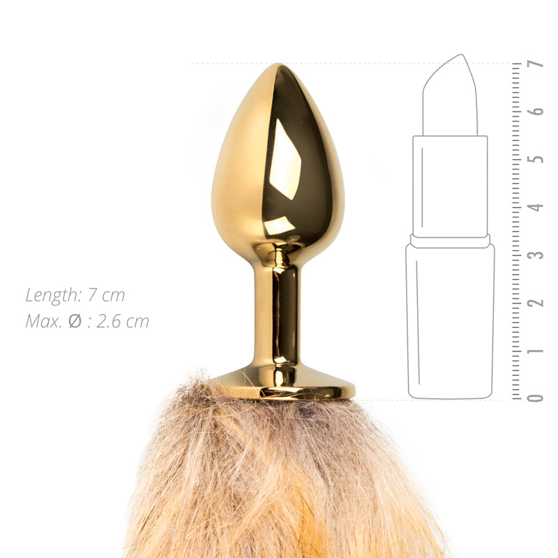 Fetish Collection Fox Tail No. 1 Gold Plug