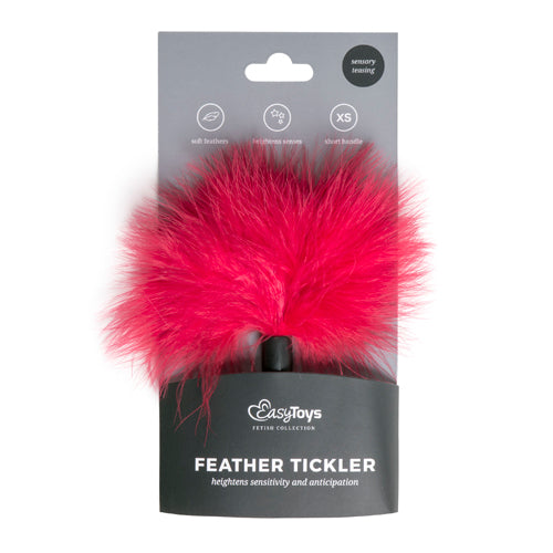 Fetish Collection Tickler Red Small Bdsm Sensory Romantic Sensation Play