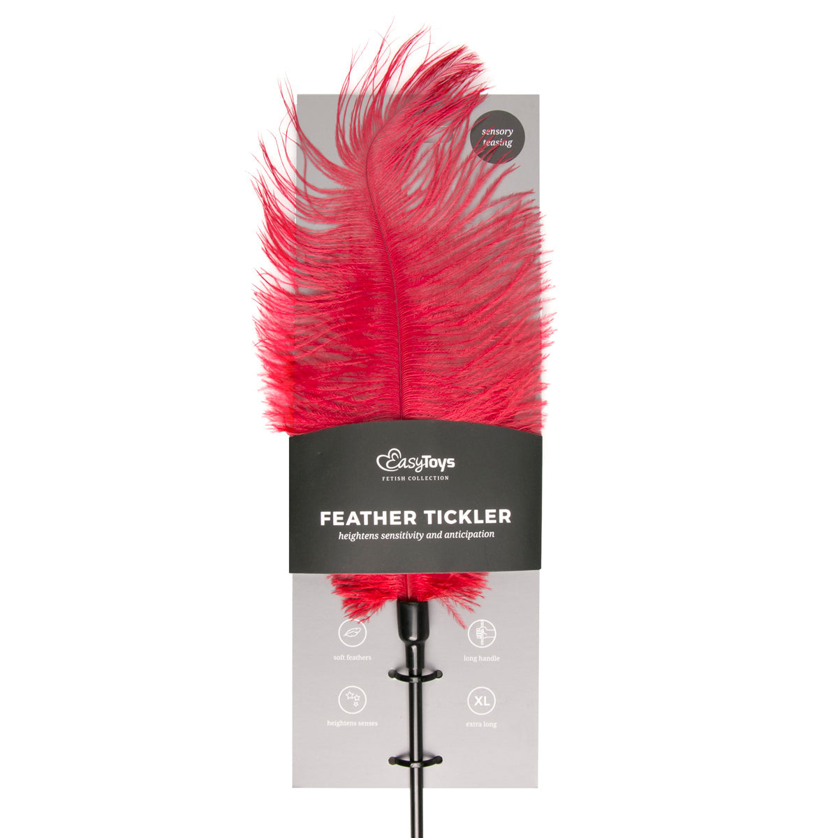 Fetish Collection Feather Tickler Red
