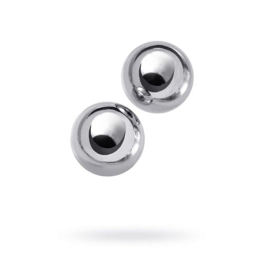 Natalies Toy Box 2X Silver Metal Vaginal Balls 25Mm