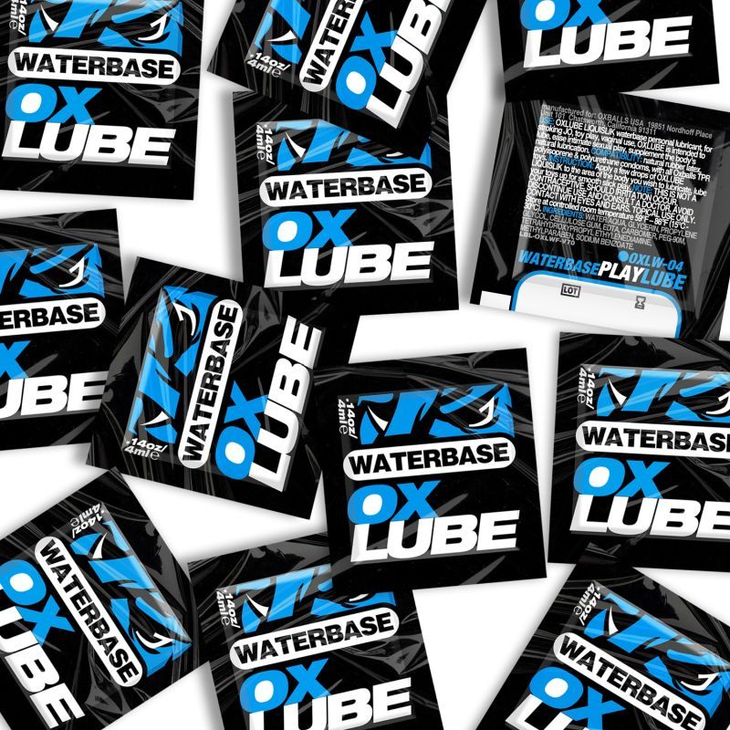 Oxballs Liquislik Waterbased Oxlube 50 Pk Sachets