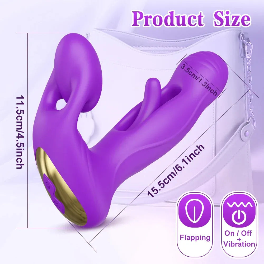 App Controlled Vagina Vibrator for Women Stimulator Masturbation Toy - Black