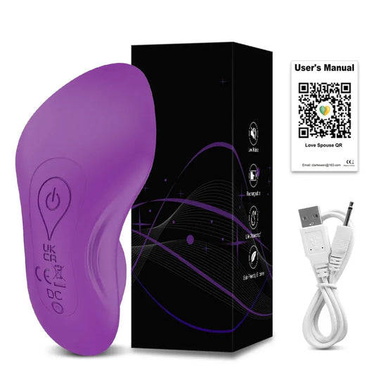 Wireless Panty Vibrator for Women Nipple Stimulation Couples - Purple