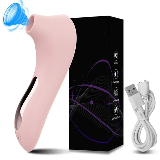 10 Mode Clitoris Sucking Vibrator - Female Masturbator and Nipple Stimulator - Gm11 Skin