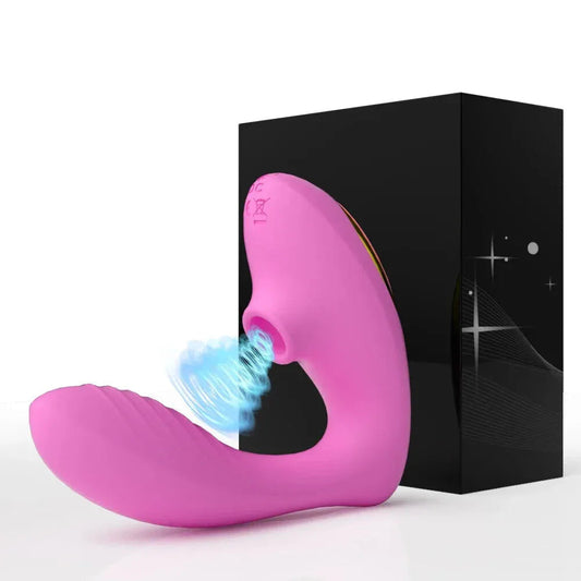 Vibrating Clit Sucker for Women G Spot Stimulator Female Masturbator - Pink